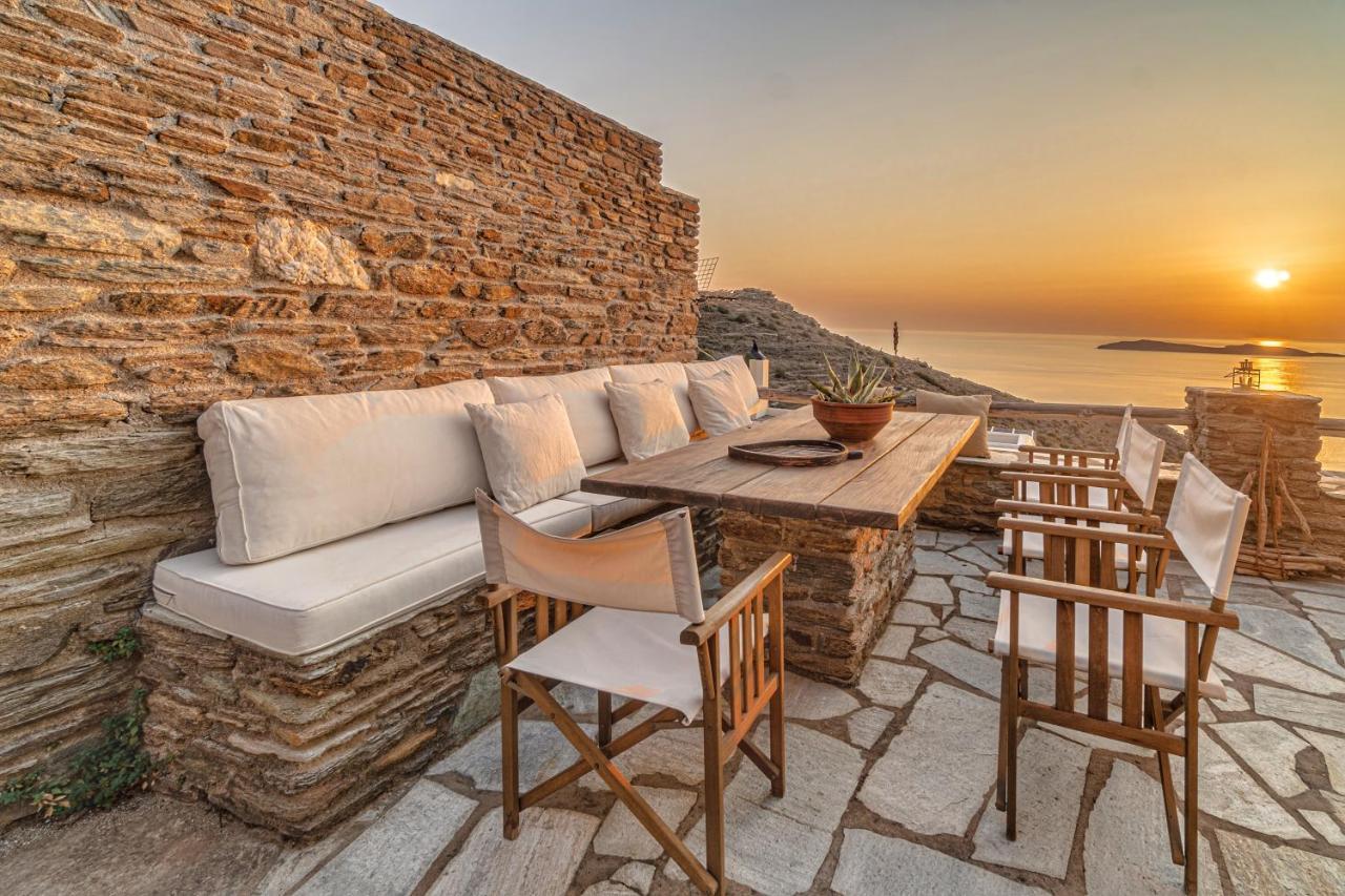 Irida Villa - Sea & Sunset Flats By Explore Andros Batsíon Exteriör bild