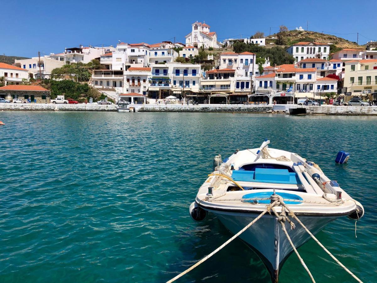 Irida Villa - Sea & Sunset Flats By Explore Andros Batsíon Exteriör bild